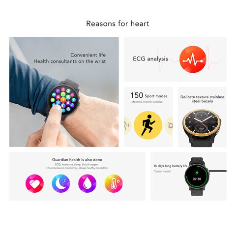 Reloj Inteligente Xiaomi Mi Watch 1.39 Negro Android Ios