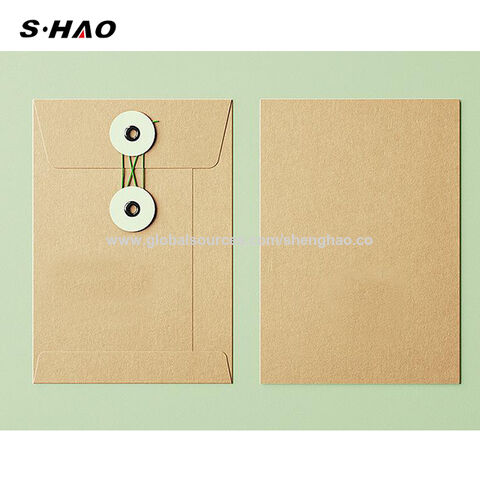 Achetez en gros Enveloppes En Papier Kraft Vintage, Logo Personnalisé, écologique, Enveloppe De Papier Dessin Animé Mignon, Pour Cadeau De  Papeterie Chine et Enveloppes à 0.01 USD