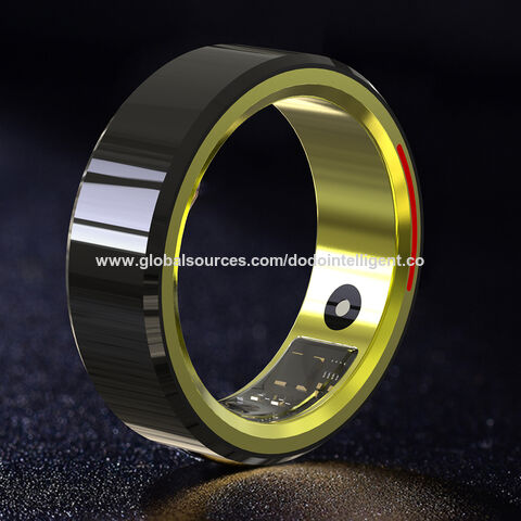 Buy Wholesale China Gold High Quality Factory Price Smart Health Rings For  Women's Menstrual Cycle Monitoring Body Temperature Monitoring Smart Rings  & Smart Ring