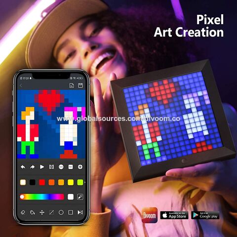 Buy Wholesale China Divoom Times Gate Pixel Art Informative Display For  Gaming Room Electronic Sports Cool Table Cover & Led Display at USD 50