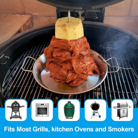 3-layers Air Fryer Rack Stainless Steel Stackable Grid Grilling