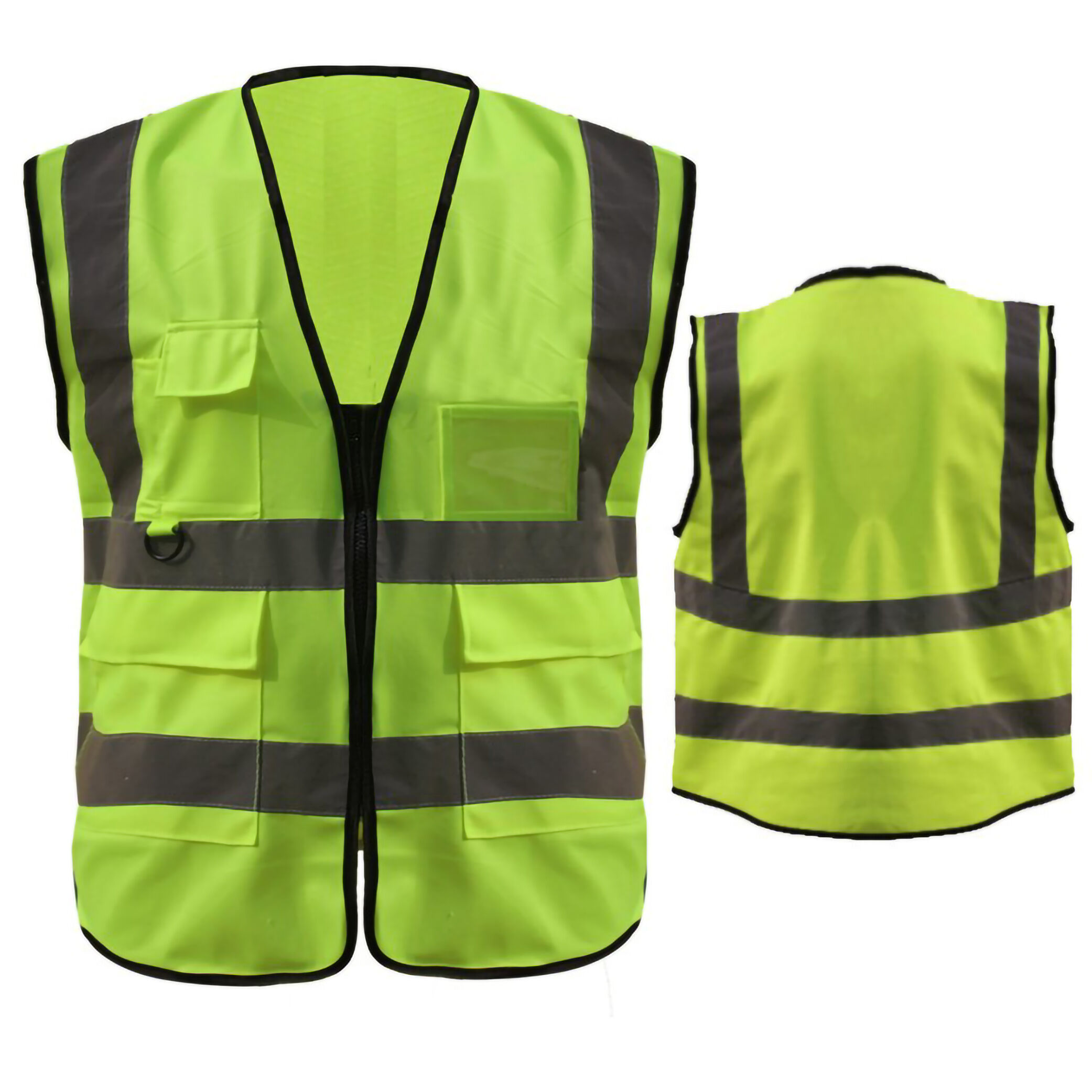 Sublimation Safety Reflective Vest-Green Color