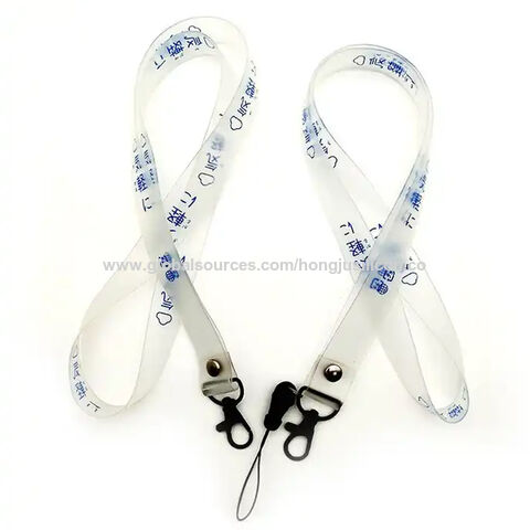 Lanyard deportivo de silicona barato con impresión personalizada para regalo promocional OEM, lanyard de PVC personalizado