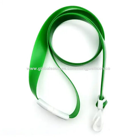 Lanyard deportivo de silicona barato con impresión personalizada para regalo promocional OEM, lanyard de PVC personalizado
