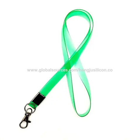 Lanyard deportivo de silicona barato con impresión personalizada para regalo promocional OEM, lanyard de PVC personalizado