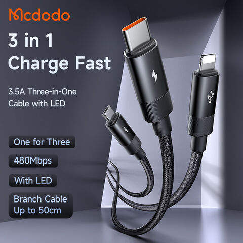 50CM Multi Charging Cable, Multifunction 2 in 1 Charging Cable, USB-C to USB  Type C and Micro USB Charging Cable Cord for Andrio - AliExpress