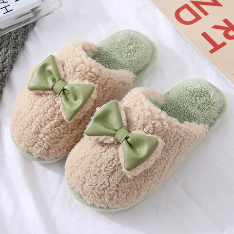 Fluffy discount bathroom slippers