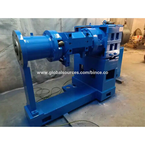 Nueva línea de extrusora dúplex de caucho con filtro/extrusora de alimentación caliente y fría/laminadora/pequeña de uso en laboratorio tipo vacío de 65 90 mm precio