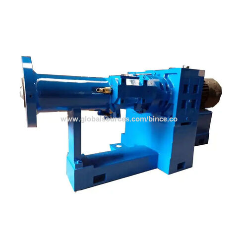 Nueva línea de extrusora dúplex de caucho con filtro/extrusora de alimentación caliente y fría/laminadora/pequeña de uso en laboratorio tipo vacío de 65 90 mm precio