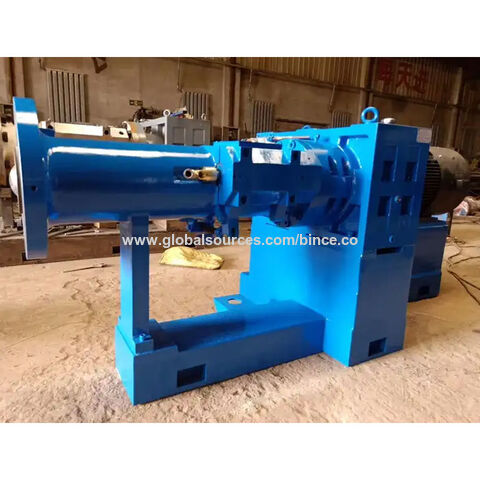 Nueva línea de extrusora dúplex de caucho con filtro/extrusora de alimentación caliente y fría/laminadora/pequeña de uso en laboratorio tipo vacío de 65 90 mm precio