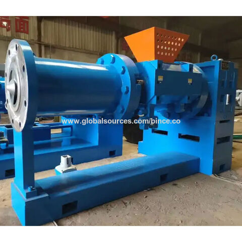 Nueva línea de extrusora dúplex de caucho con filtro/extrusora de alimentación caliente y fría/laminadora/pequeña de uso en laboratorio tipo vacío de 65 90 mm precio