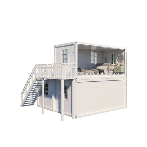 Modulares Flat Pack Kabinen-Container haus Luxus-Fertighaus-Flach verpackter Container zum Verkauf