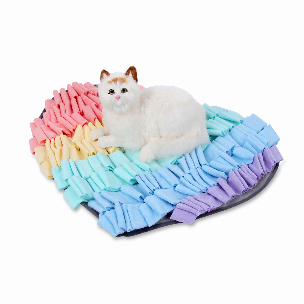 Snuffle Mat for Cats Small Large Pets, Nosework Feeding Mat