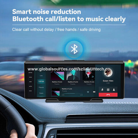 9.66' Touch Screen Wireless Carplay Android Auto Screen Dash Cam Driving  Record GPS Navigation Car DVR Bluetooth - China Backup Camera, Carplay  Monitor