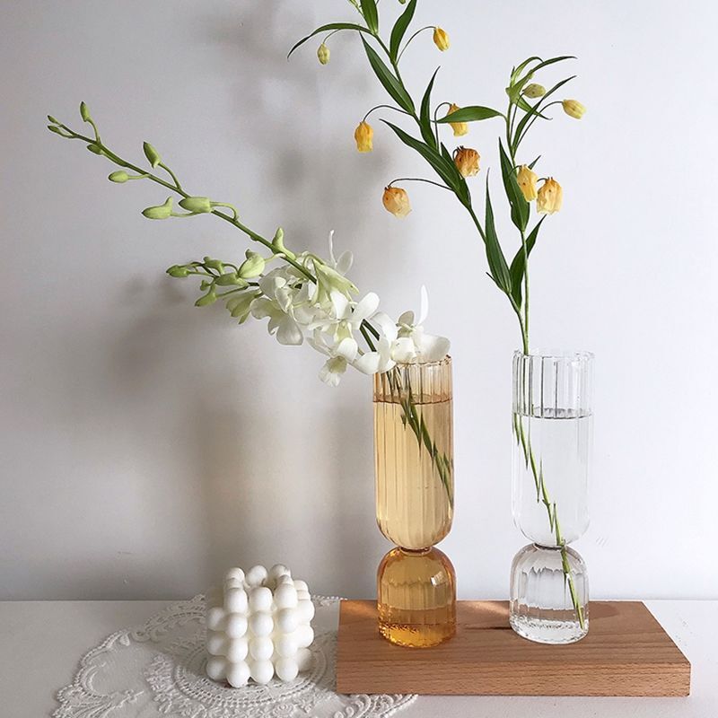 Customized Wholesale Color Crystal Cylinder Luxury Flower High