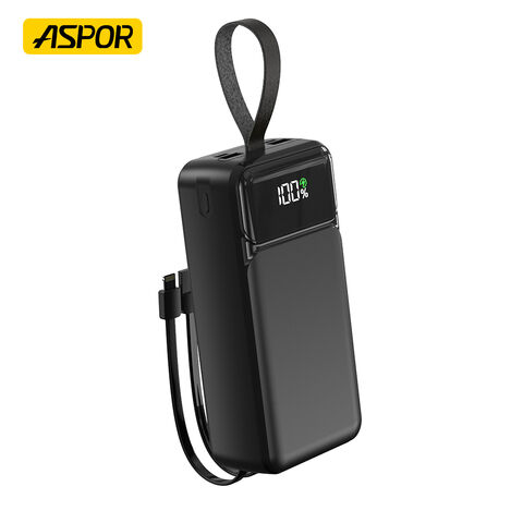 Buy Wholesale China Aspor A306 10000mah 20000mah 30000mah 50000mah Power  Bank Lcd Display 22.5w + 20w Pd Large Capacity Fast Charging Powerbank &  Wholesale Power Bank,30000mah Power Bank at USD 11.12