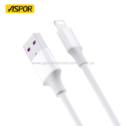 ASPOR A128 5A Portable Charge Rapide Transfert Communication Mobile Téléphone Portable Micro À Éclairages Type-c Données USB Câble