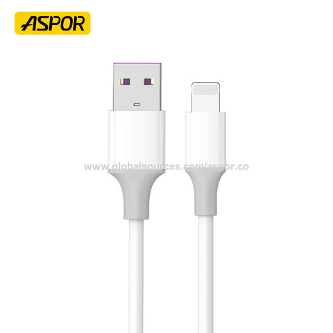 ASPOR A128 5A Portable Charge Rapide Transfert Communication Mobile Téléphone Portable Micro À Éclairages Type-c Données USB Câble