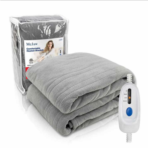 USB Heated Blanket Throw Battery Operated 30x40 Portable Heated Throw  Blanket with Battery Pack, 3 Heating Levels, 2 Hours Auto-Off, Electric