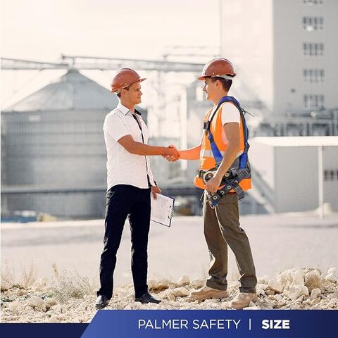 Construction Safety Harness 5 Point, QCB, Padded Back & Leg