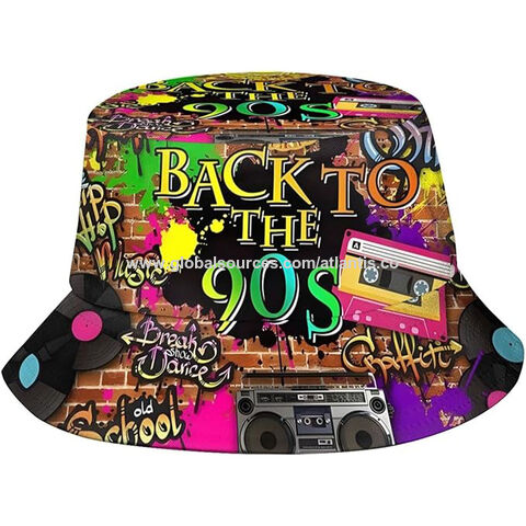 Fashion Retro 80s 90s Bucket Hat For Men Women Funny Summer Beach Fishing  Hat Packable Outdoor Sun Fisherman Hat $1.4 - Wholesale China Bucket Hat at Factory  Prices from Shanghai Atlantis Industry
