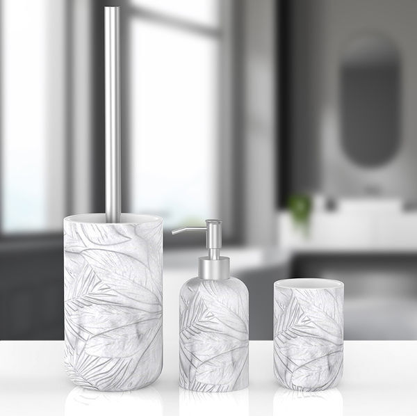 Buy Wholesale China Modern Square Bathroom Accessories Set With Wooden