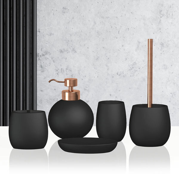 Buy Wholesale China Modern Square Bathroom Accessories Set With Wooden