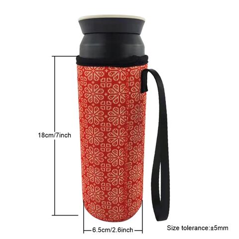 Beer Bottle Cooler With Zipper Portable Neoprene Vacuum Cup Sleeve Water  Bottle Cover Insulator Sleeve Bag Glass Bottle Case