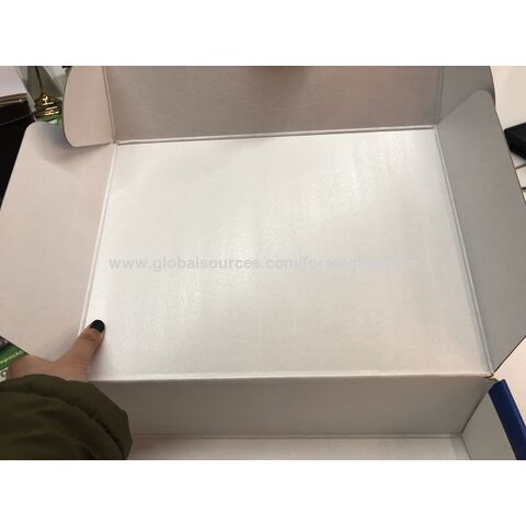 Caja de envío azul corrugado personalizado al por mayor, cajas de embalaje de alimentos congelados para mariscos, caja de embalaje de camarón congelado