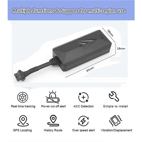Rastreador GPS 4G de Alto Rendimiento en Tiempo Real para Vehículos en Todo el Mundo con Corte de Aceite/Motor Remoto