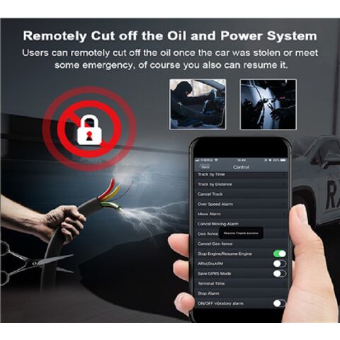 Rastreador GPS 4G de Alto Rendimiento en Tiempo Real para Vehículos en Todo el Mundo con Corte de Aceite/Motor Remoto