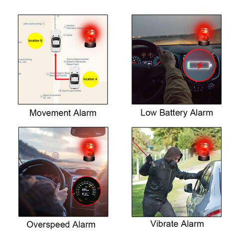 Rastreador GPS 4G para Vehículos, Dispositivo de Seguimiento Antirrobo en Tiempo Real para Coche/Motocicleta/Camión/Barco/Flota