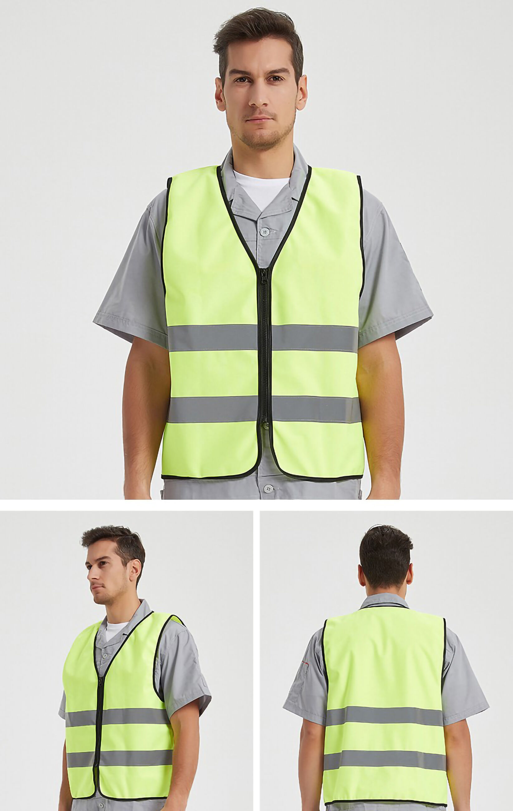 Buy Wholesale China Reflective Safety Vests Safety Color Reflective   Work Vest 