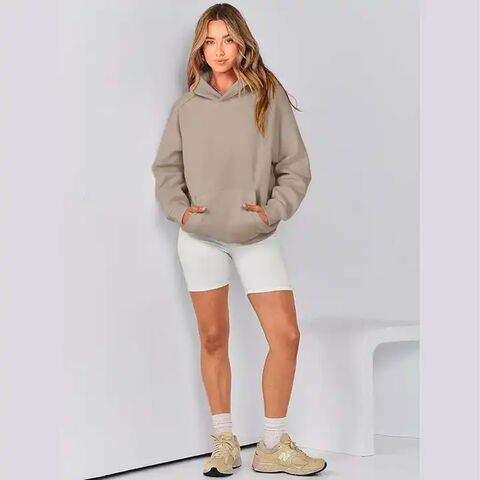 Heavyweight No String Pullover Streetwear Extra Large Loose Thick Embroidered Sweatshirt Hoodie China Wholesale Women s Pullover Hoodies 8 from Dongguan Humen Yihao Clothing CO. LTD Globalsources