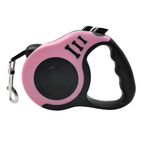 Correa retráctil automática y duradera de nailon personalizada para perros, ideal para viajes al aire libre, paseos y senderismo