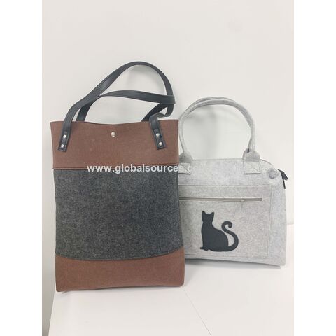 Bolsos de fieltro de moda con varios colores y estilo moderno - Bolsos de fieltro de diseño para mujer al por mayor
