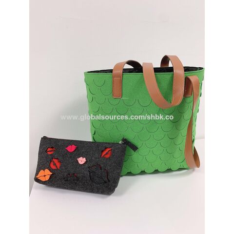 Bolsos de fieltro de moda con varios colores y estilo moderno - Bolsos de fieltro de diseño para mujer al por mayor