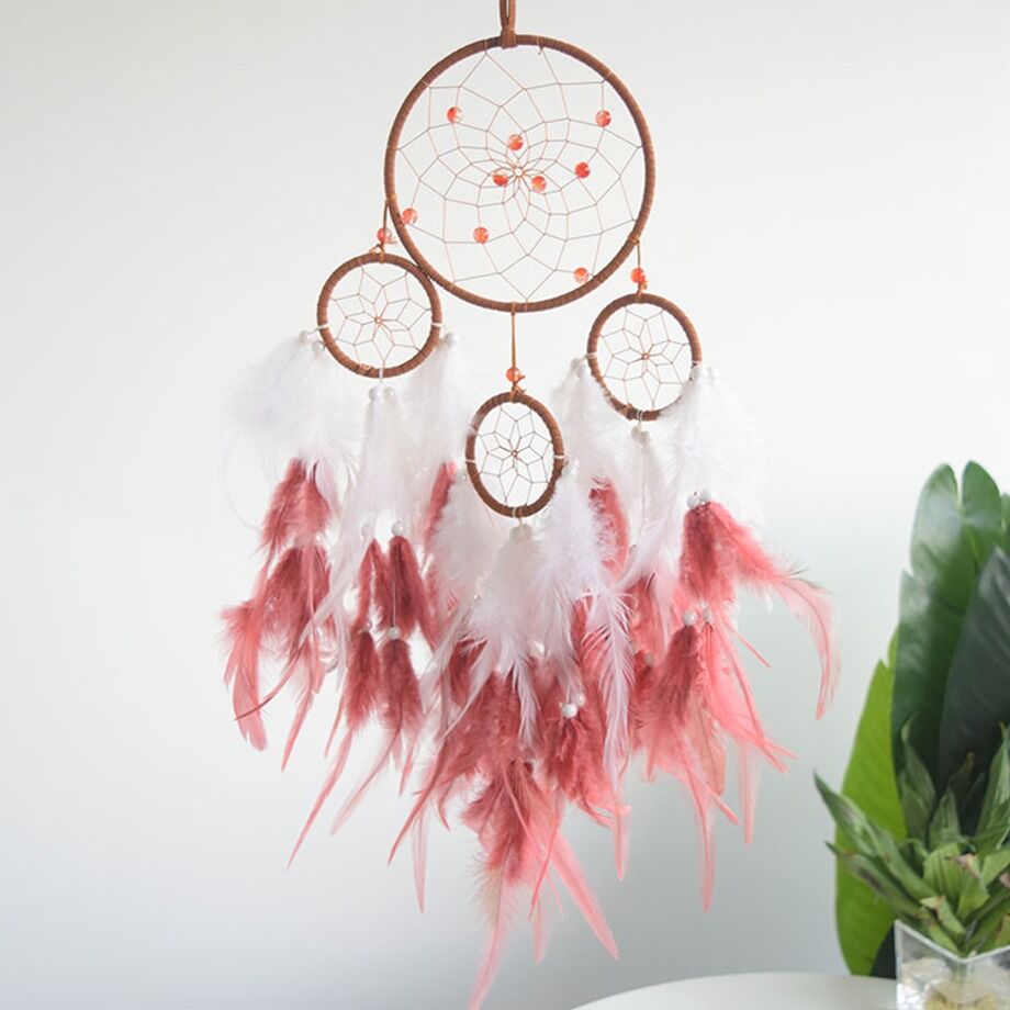 Dream Catcher 5D DIY Diamond Painting, Wind Chimes Crystal Purple Feather  Pendant Hanging Room Decor, Diamond Painting Dream Catcher 