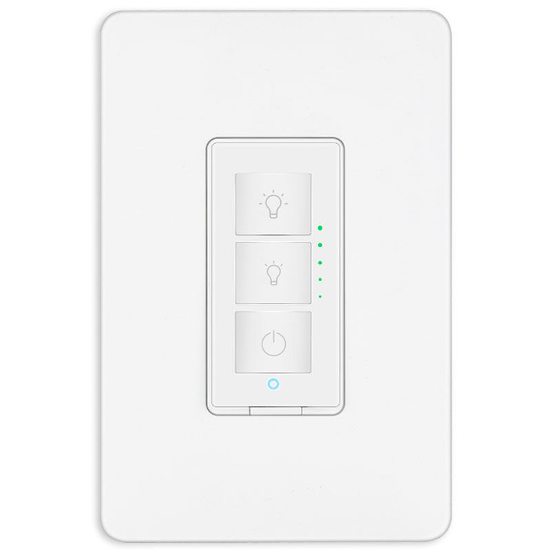 Interruptor de luz de pared inteligente WiFi, función de sincronización  para caja de interruptores de 1/2/3 bandas funciona con Alexa Google Home,  no