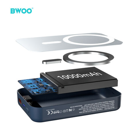 Buy Wholesale China Bwoo 100000mah Mini Portable Magsafe Powerbank Wireless  Charging Power Bank Type C Fast Charger Power Banks For Apple & Wireless  Charging Power Bank at USD 11.8