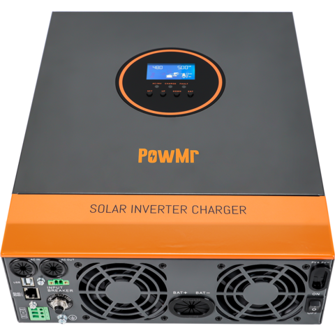 Onduleur Solaire Hybride PowMr 5kW 48V Hors Réseau MPPT, Large Tension 500V - Meilleure Vente!