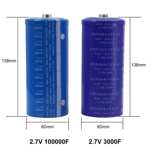 Compre Condensador Estupendo 2,7 V 3000f Del Ultracapacitor De