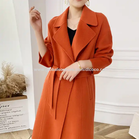 Women's Winter 100% Wool Handmade Wool Long Coat For Women's Women's Winter 100% Wool Handmade Wool Long Coat For Women's
