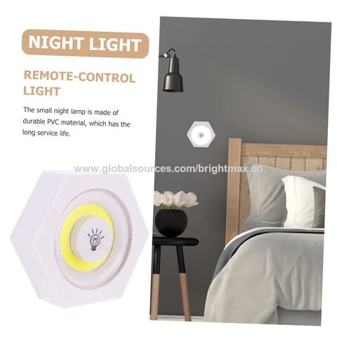 Lot de 3 Lampes LED Tactiles Hexagonales pour Chevet, Placard, Miroir de Maquillage, Applique Murale LED