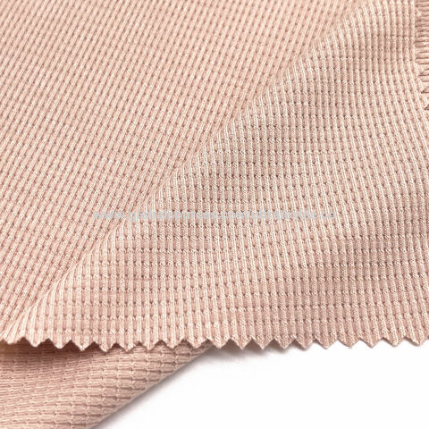 Compre 95% Rayon 5% Elastano Waffle 2 * 1rib Tecido Rayon Spandex Tecido  Tops Tecido Rayon Respirável Naturalmente Tecido Toque Macio e Tecido De Spandex  Rayon de China por grosso por 2.92 USD