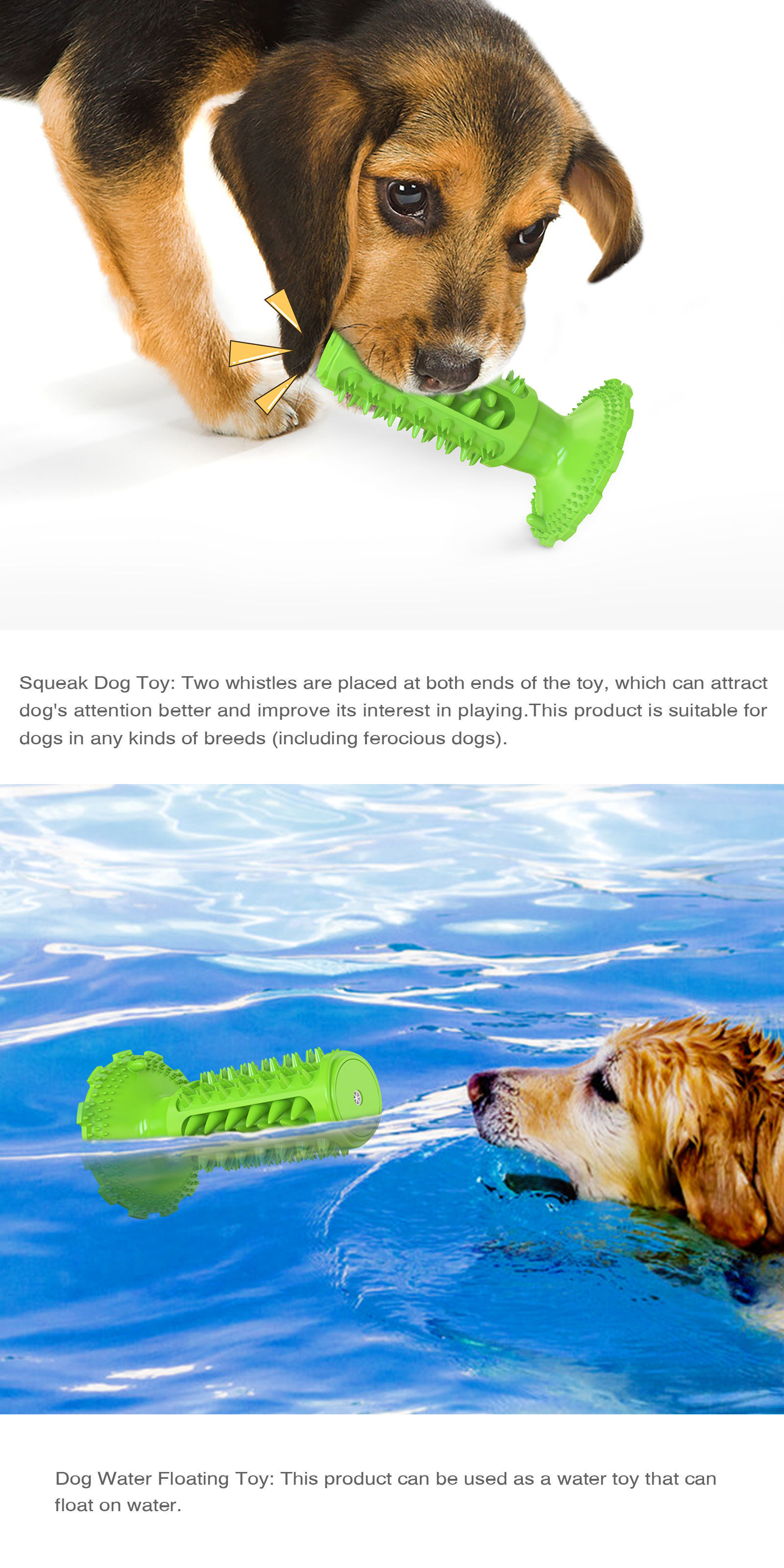 Hot Sell Pet Molar Stick Pet Bone Shape Toothbrush Stick Bone Dog