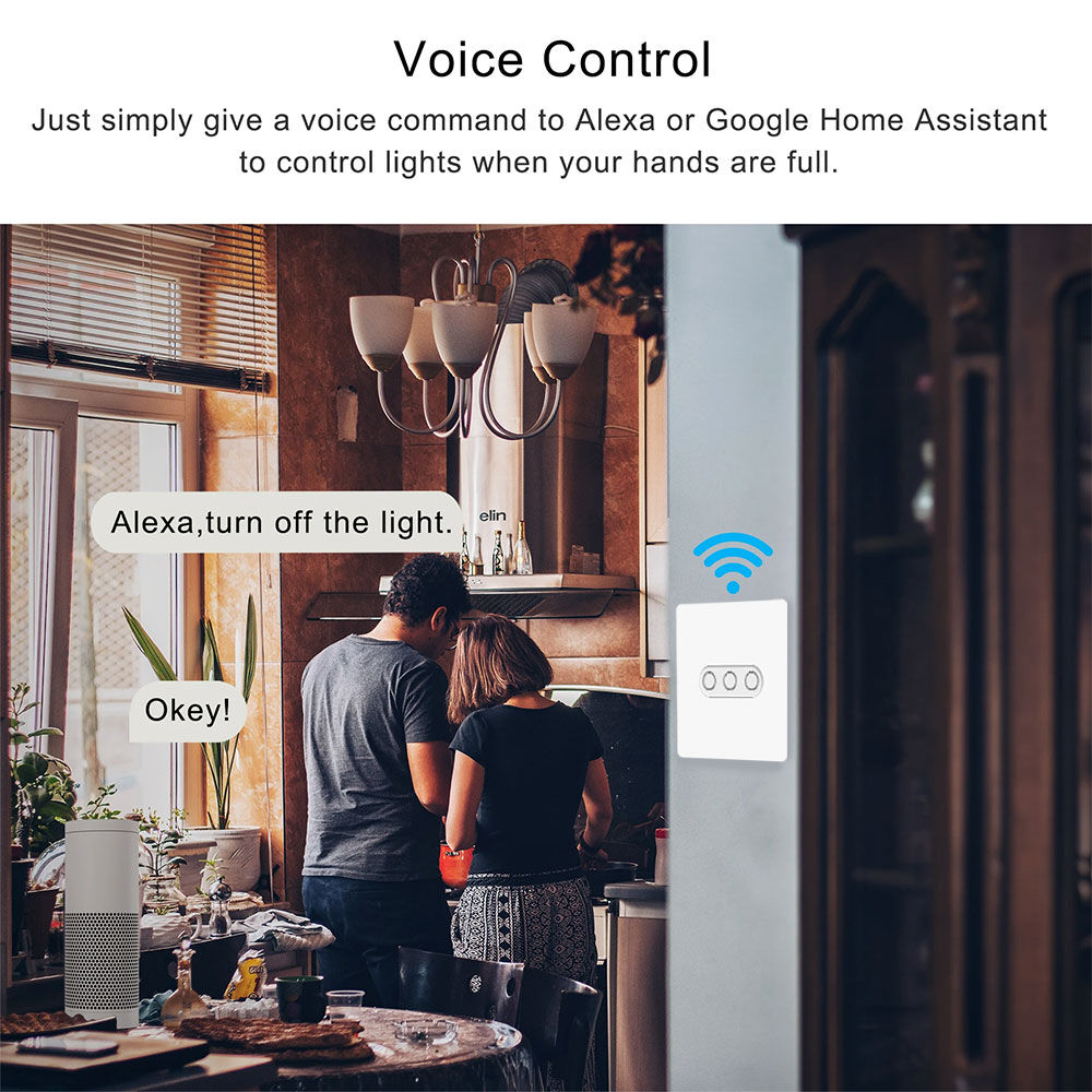 New Arrival Eu Zigbee 3 Gangs Smart Touch Switch,remote Control,support ...