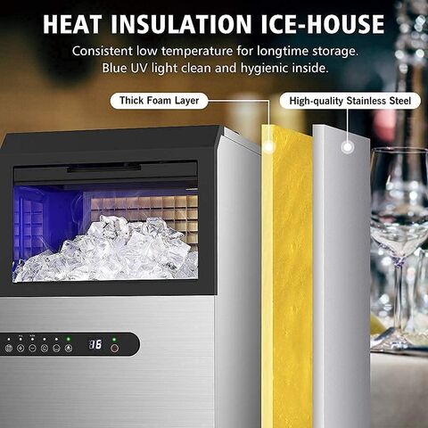 Commercial Ice Machine Nugget Ice Maker Icemaker Stainless Steel Ice  Machine Ice Squaer Maker - China Icemachine and Icemaker price