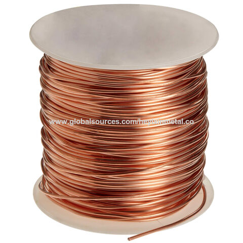 10 AWG Bare Copper Wire 50 ft Coil Single Solid Copper Wire 99.9% Pure