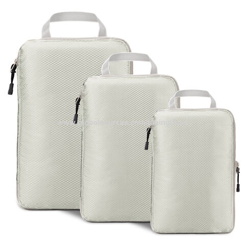 Buy Wholesale China 3 Piece Set Expandable Travel Luggage Organizer  Compression Packing Cubes & Travel Bag at USD 1.23